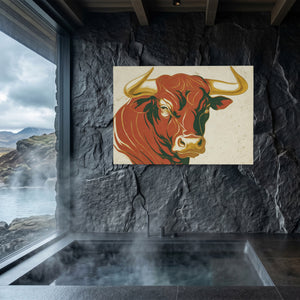 Bull Rust Sketch — Bull Rust Sketch Sauna Dark Land 238