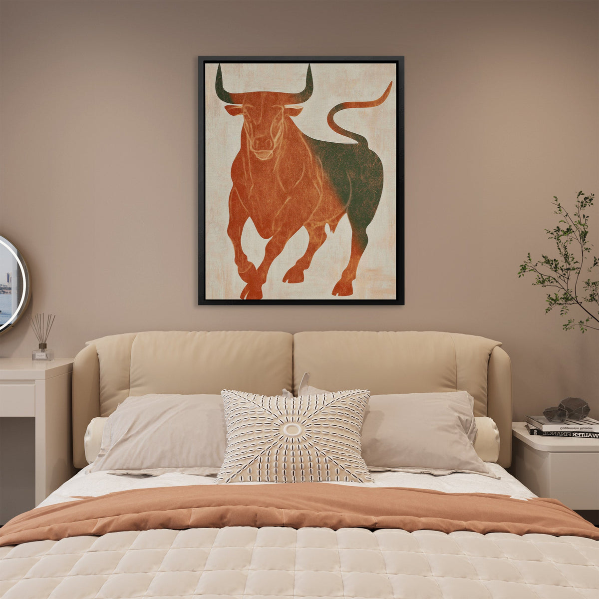 Bull Rust Thunder - Luxury Wall Art