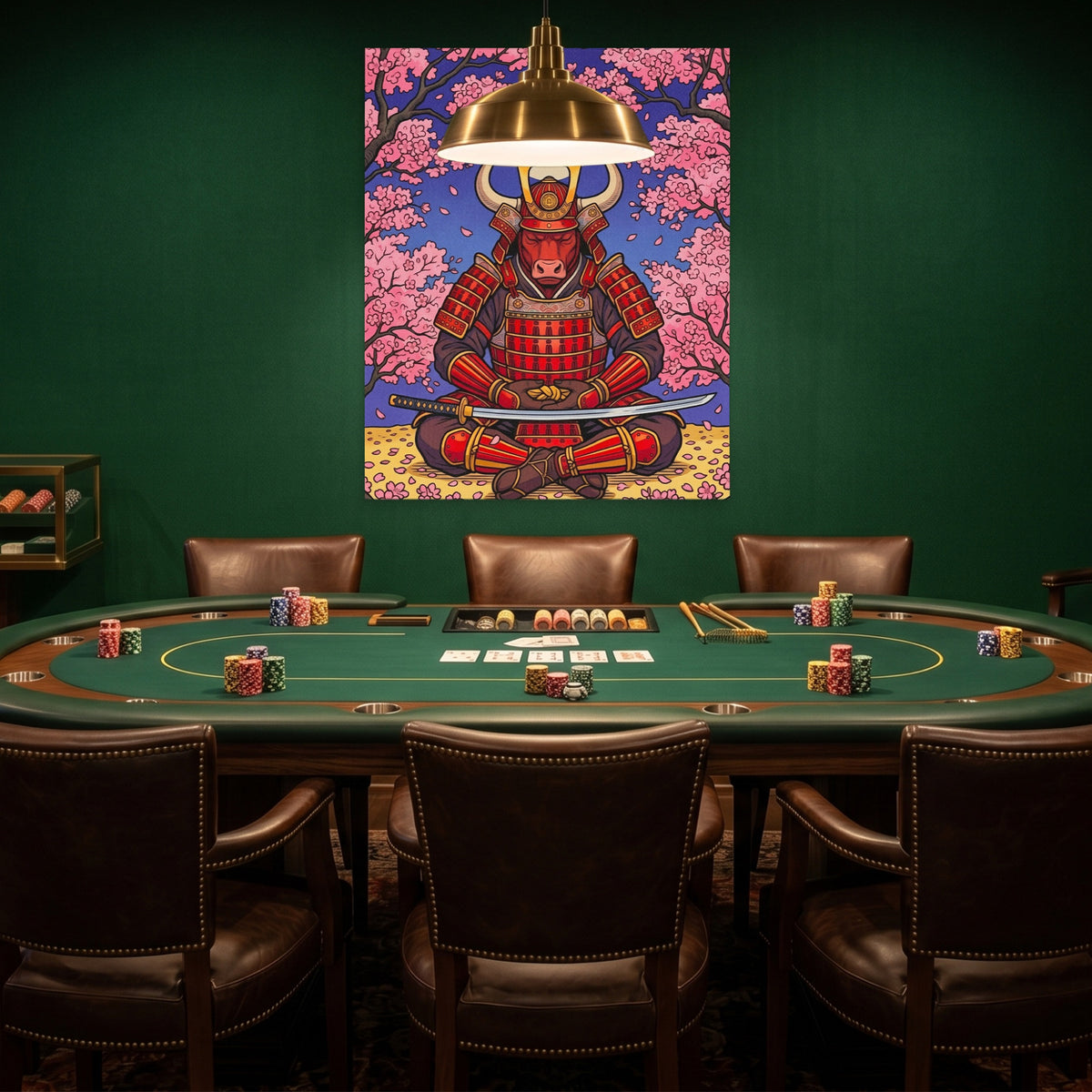 Bull Samurai Meditation — Bull Samurai Meditation Poker Room Green Port 396