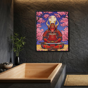Bull Samurai Meditation — Bull Samurai Meditation Bamboo Bathroom Port 8