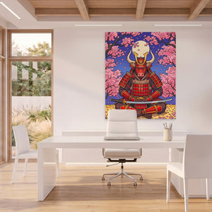 Bull Samurai Meditation — Bull Samurai Meditation Beach House Office Port 44