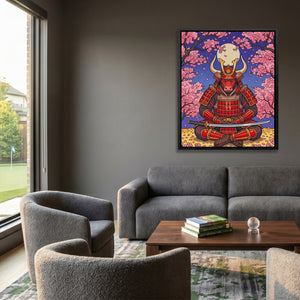 Bull Samurai Meditation — Bull Samurai Meditation Golf Course House Port 98