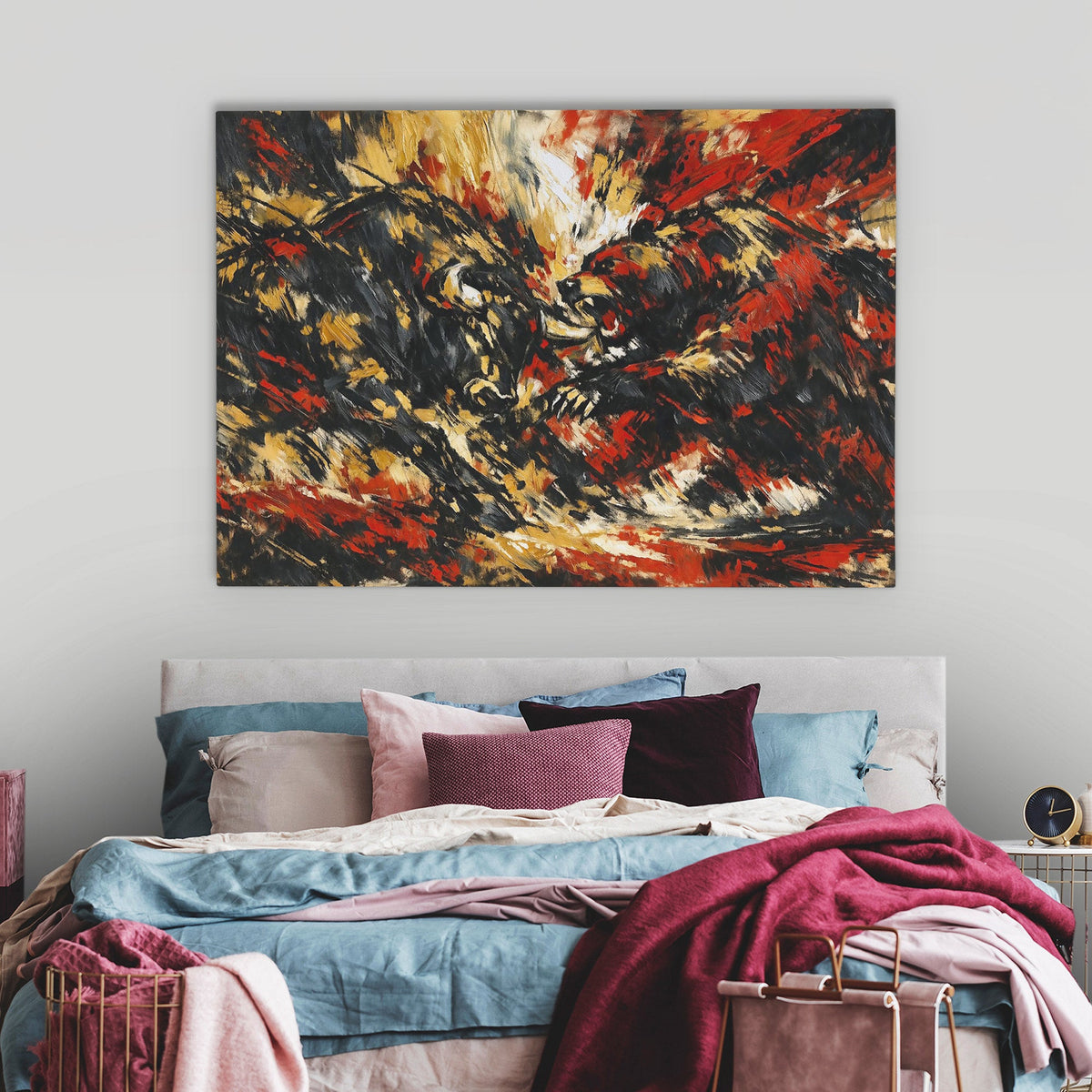 Bull V Bear Masterpiece - Luxury Wall Art