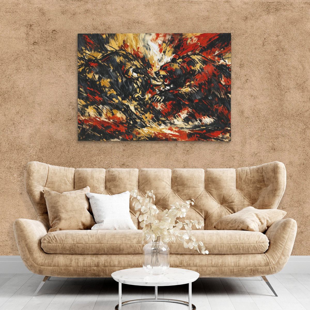 Bull V Bear Masterpiece - Luxury Wall Art