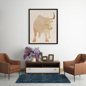 Bull Whispers - Luxury Wall Art