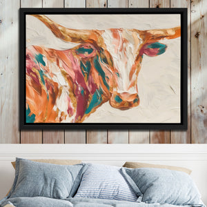 Bull Zentangle Sienna — Bull Zentangle Sienna Bed 2 Wood Panel 5