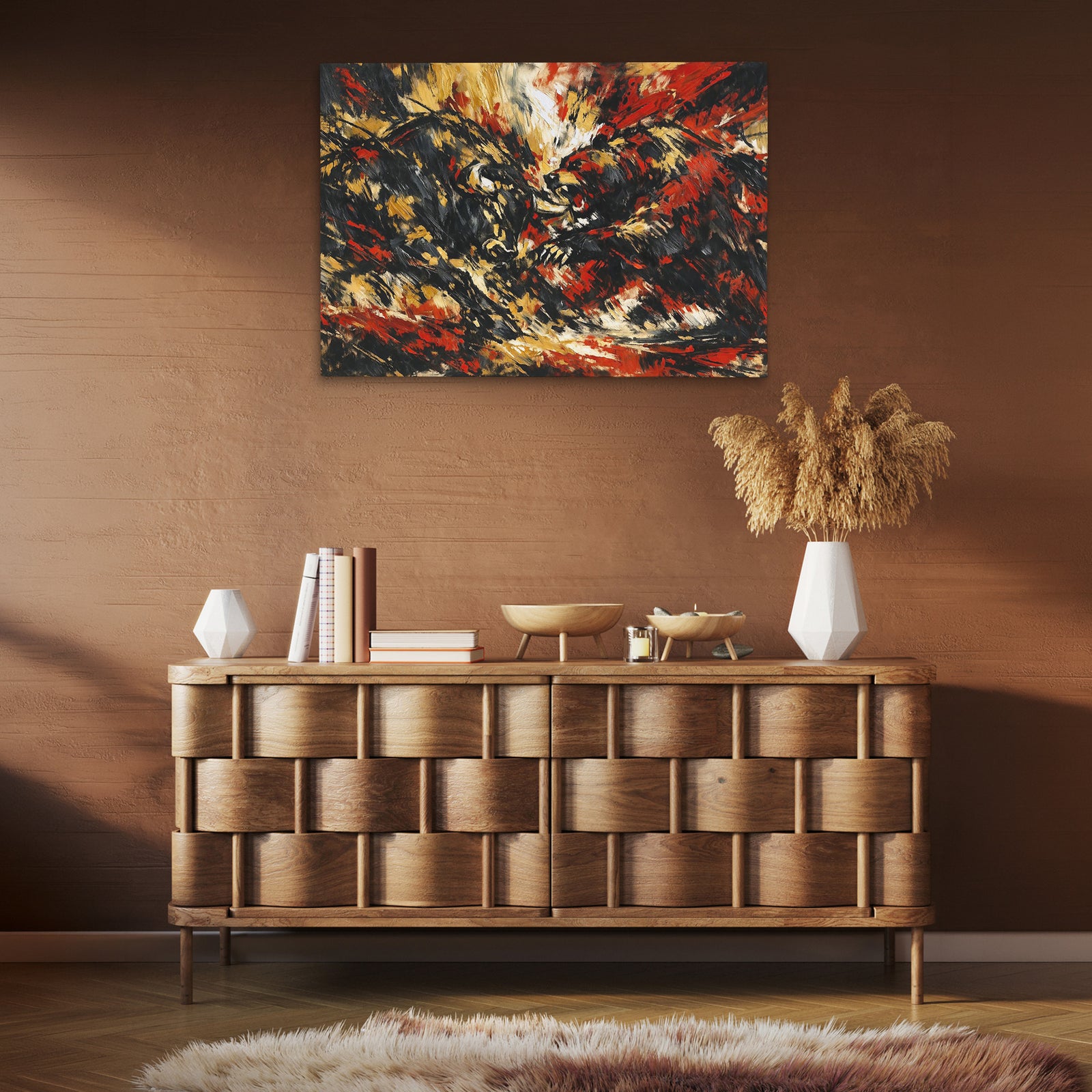 Bull V Bear Masterpiece - Luxury Wall Art