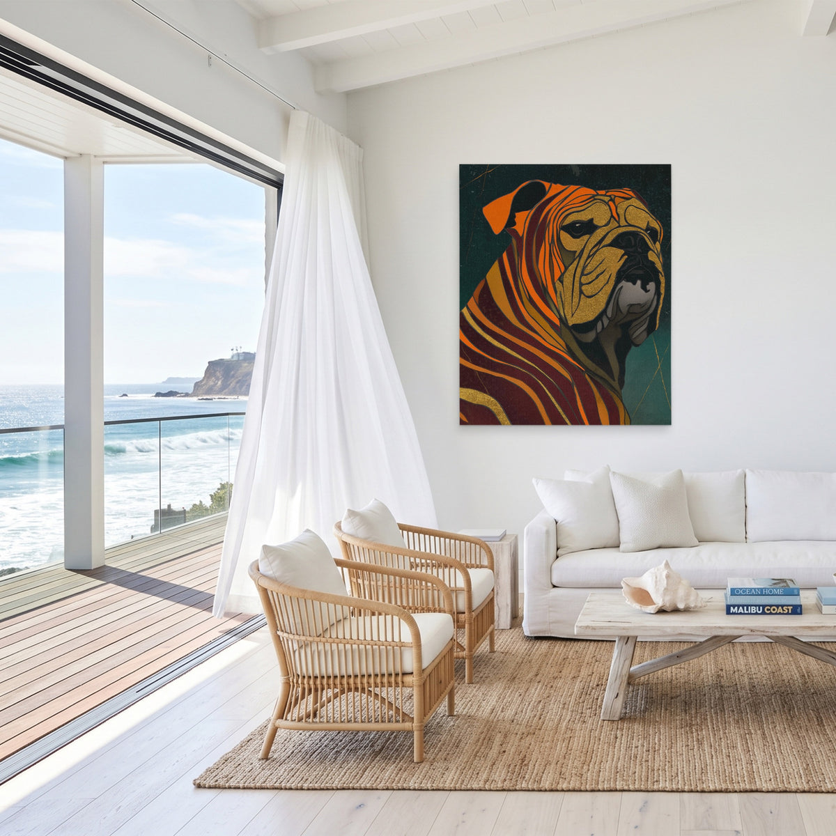 Bulldog Burgundy Nouveau — Bulldog Burgundy Nouveau Malibu Beach Port 161