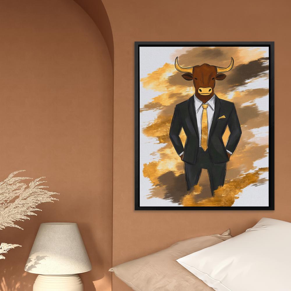 Bullish Ambition - Luxury Wall Art