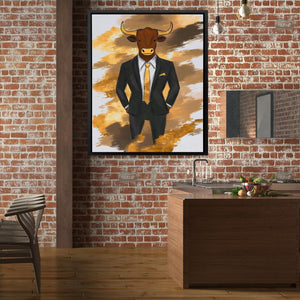 Bullish Ambition - Luxury Wall Art