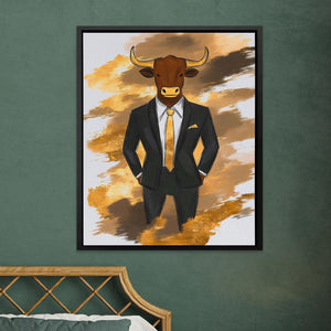 Bullish Ambition - Luxury Wall Art