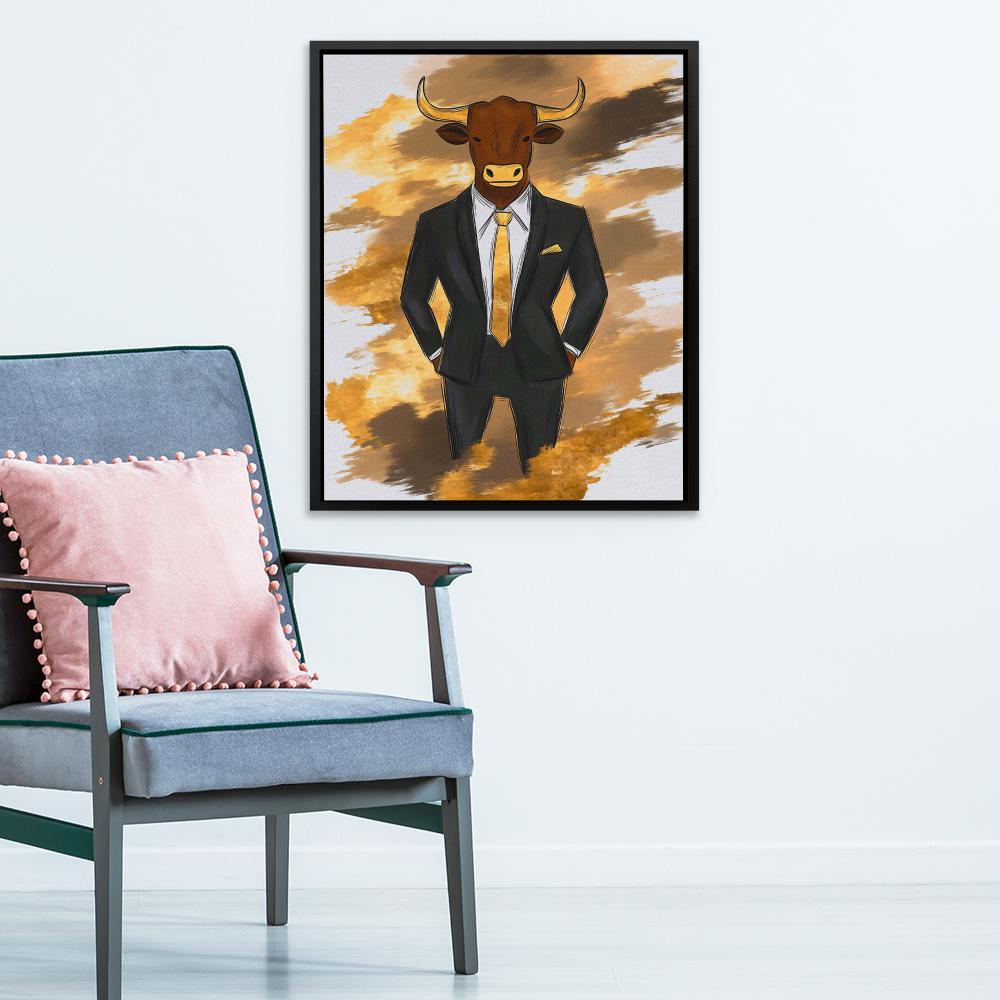 Bullish Ambition - Luxury Wall Art
