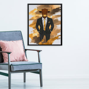 Bullish Ambition - Luxury Wall Art