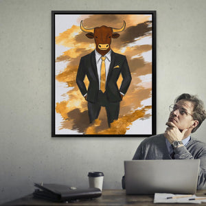 Bullish Ambition - Luxury Wall Art