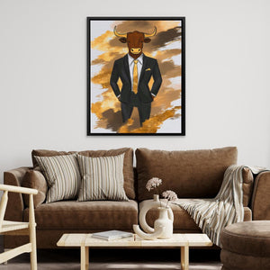 Bullish Ambition - Luxury Wall Art