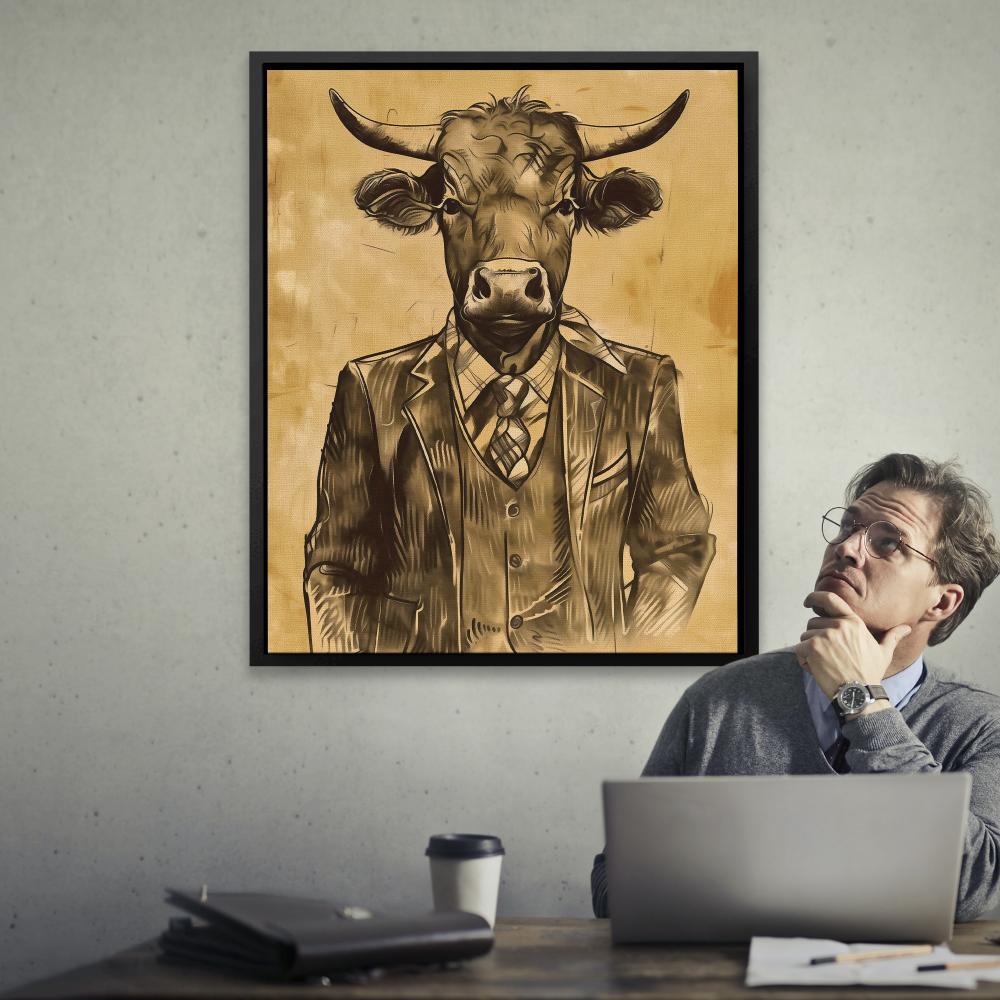 Bullish Broker - Luxury Wall Art