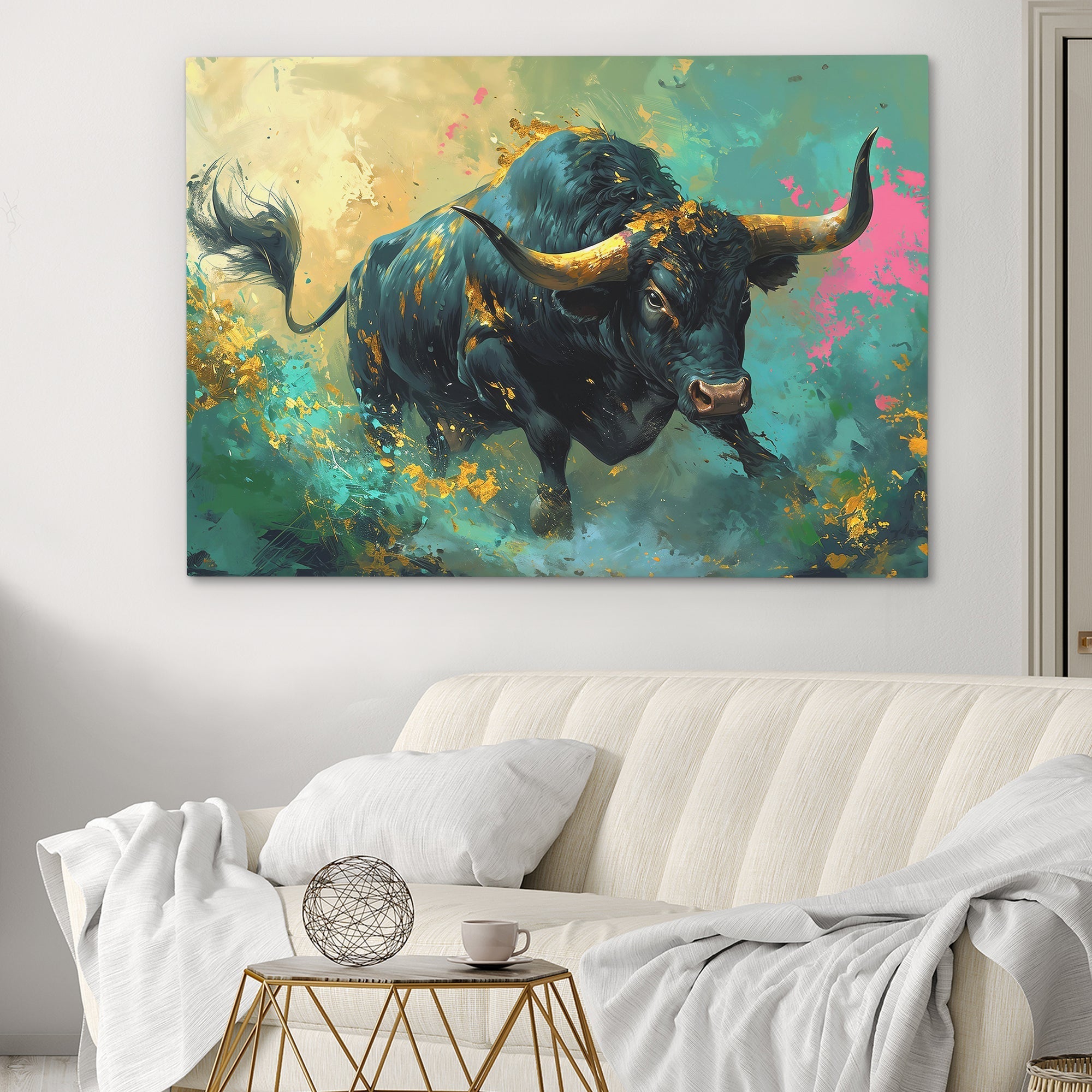 Bullish Charge - Luxury Wall Art