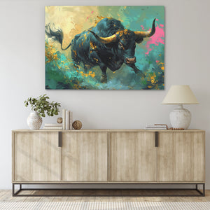 Bullish Charge - Luxury Wall Art