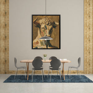 Bull's Amber Renaissance - Luxury Wall Art