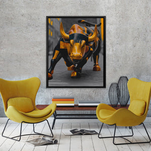 Bull's Bronze Thunder - Luxury Wall Art
