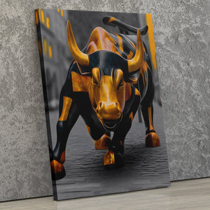 Bull's Bronze Thunder - Luxury Wall Art