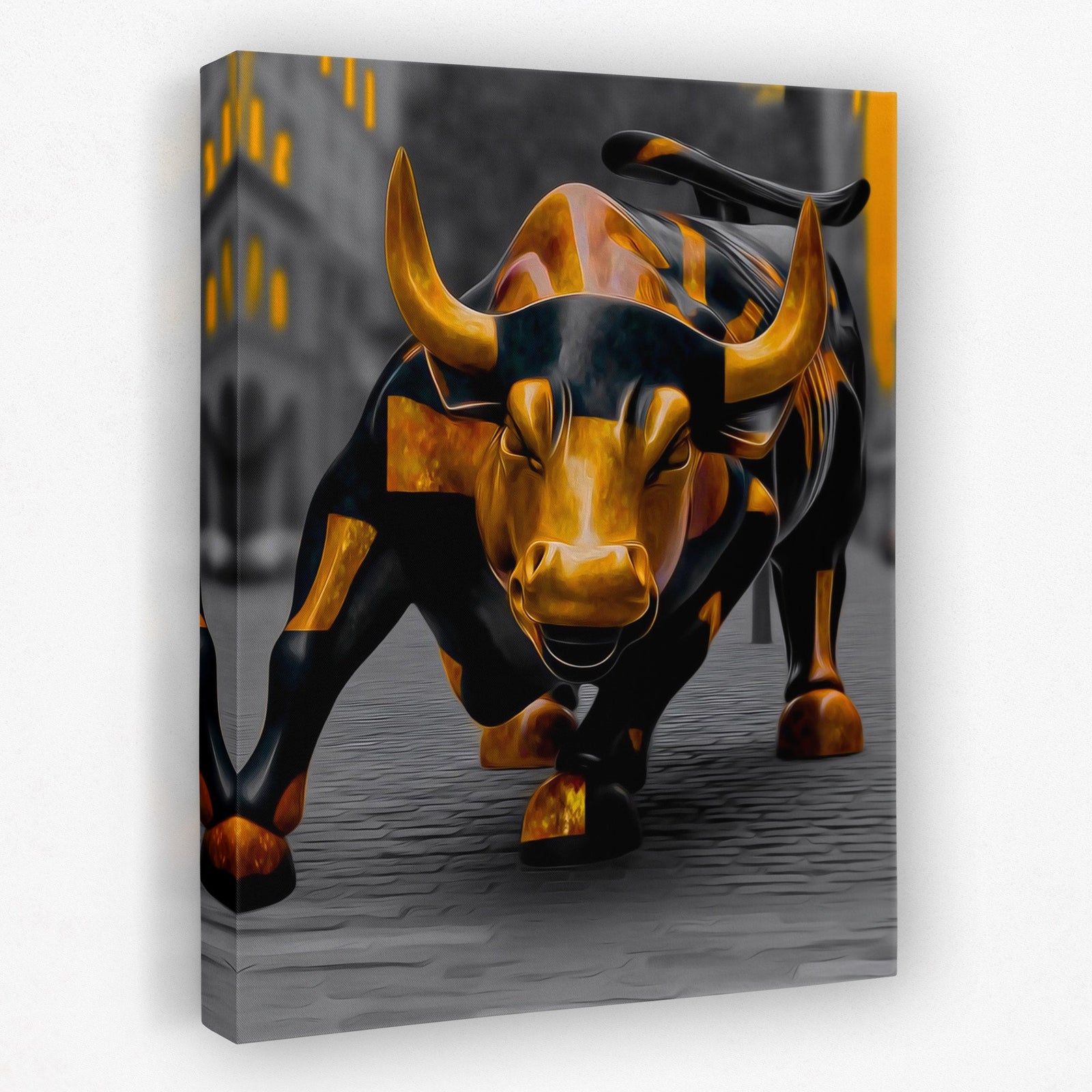 Bull's Bronze Thunder - Luxury Wall Art