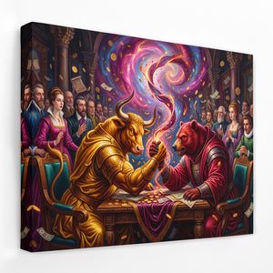 Bulls Cosmic Clash — Bulls Cosmic Clash Landscape   Side View   Mirror Wrap 173