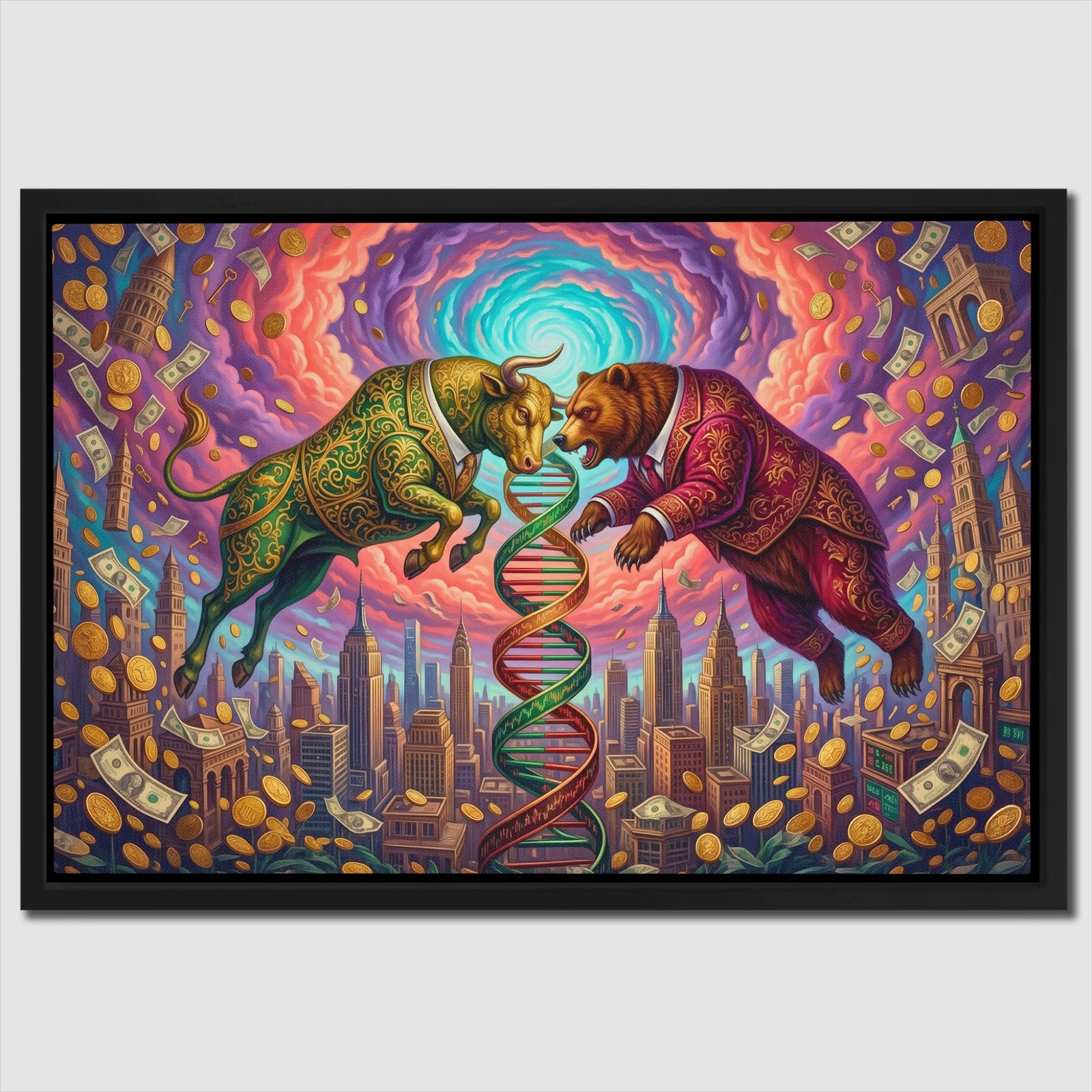 Bulls DNA Ascension — Bulls DNA Ascension Close Up Landscape 58