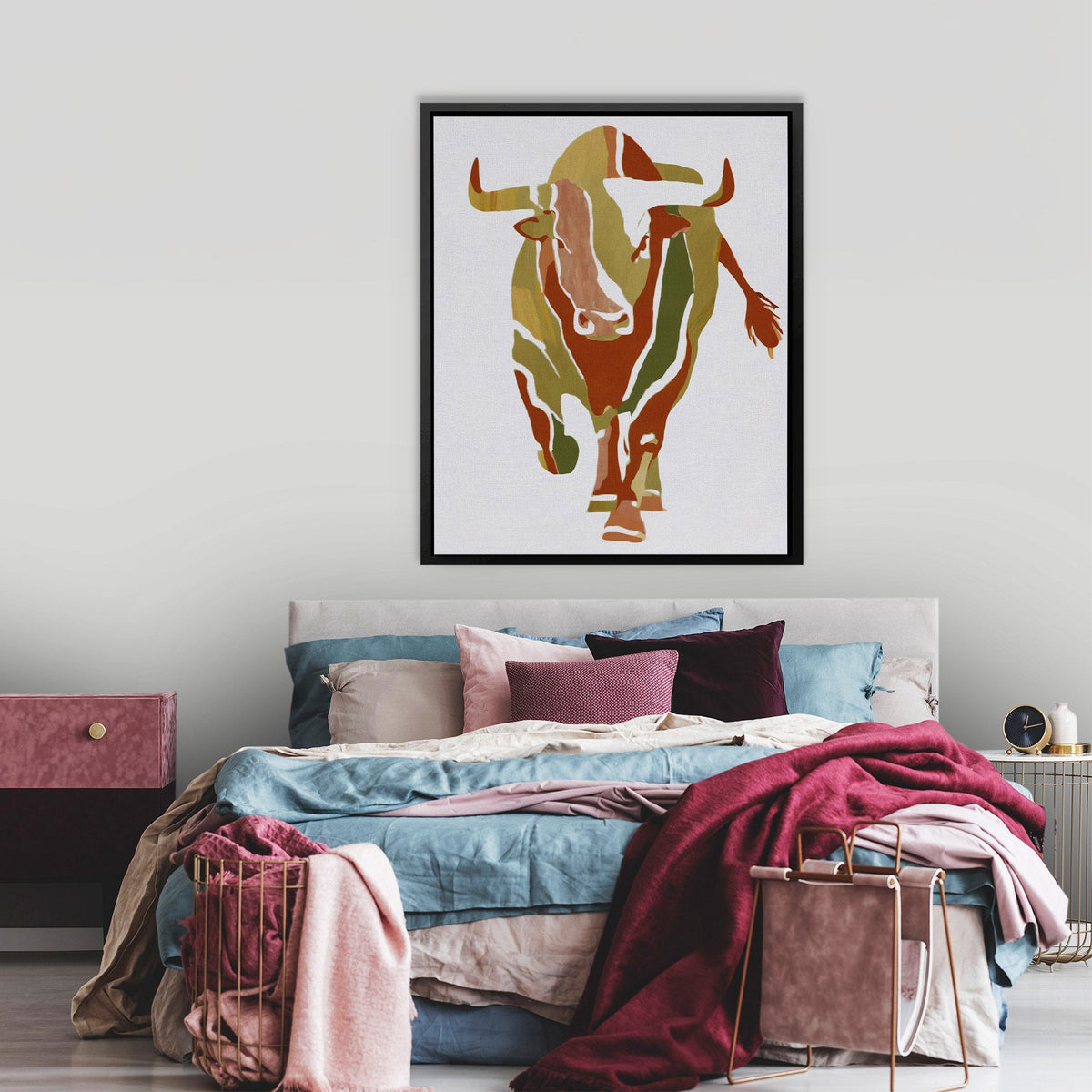 Bull's Rust Legacy - Luxury Wall Art