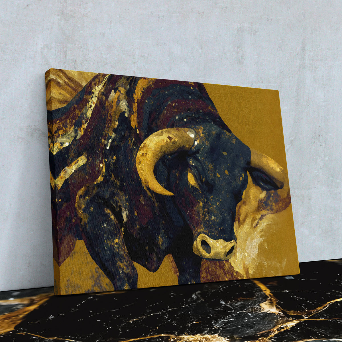 Bulls Sapphire Tapestry - Luxury Wall Art