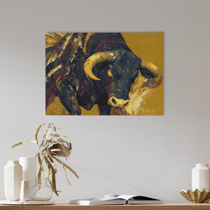 Bulls Sapphire Tapestry - Luxury Wall Art