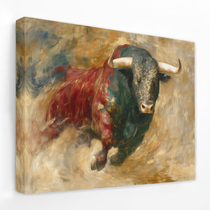 Bulls Thunder Moment - Luxury Wall Art