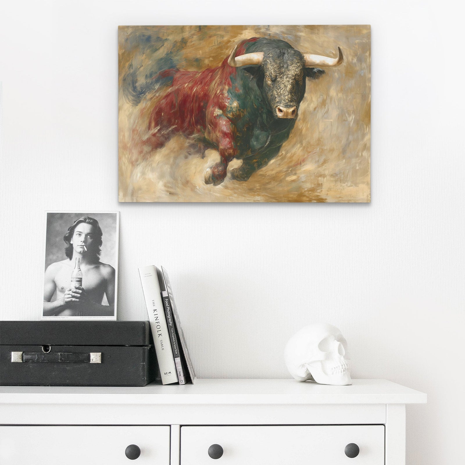Bulls Thunder Moment - Luxury Wall Art