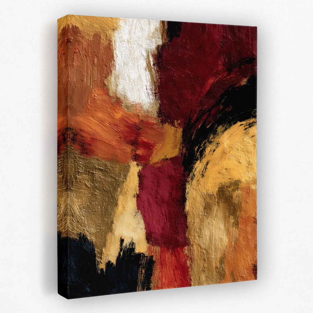 Burgundy Tempest Rising - Luxury Wall Art
