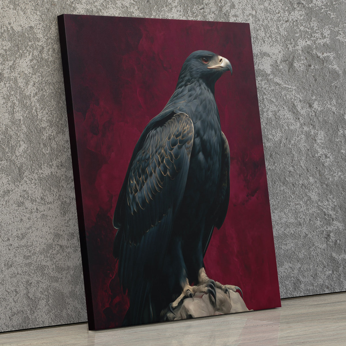 Burgundy Throne - Luxury Wall Art