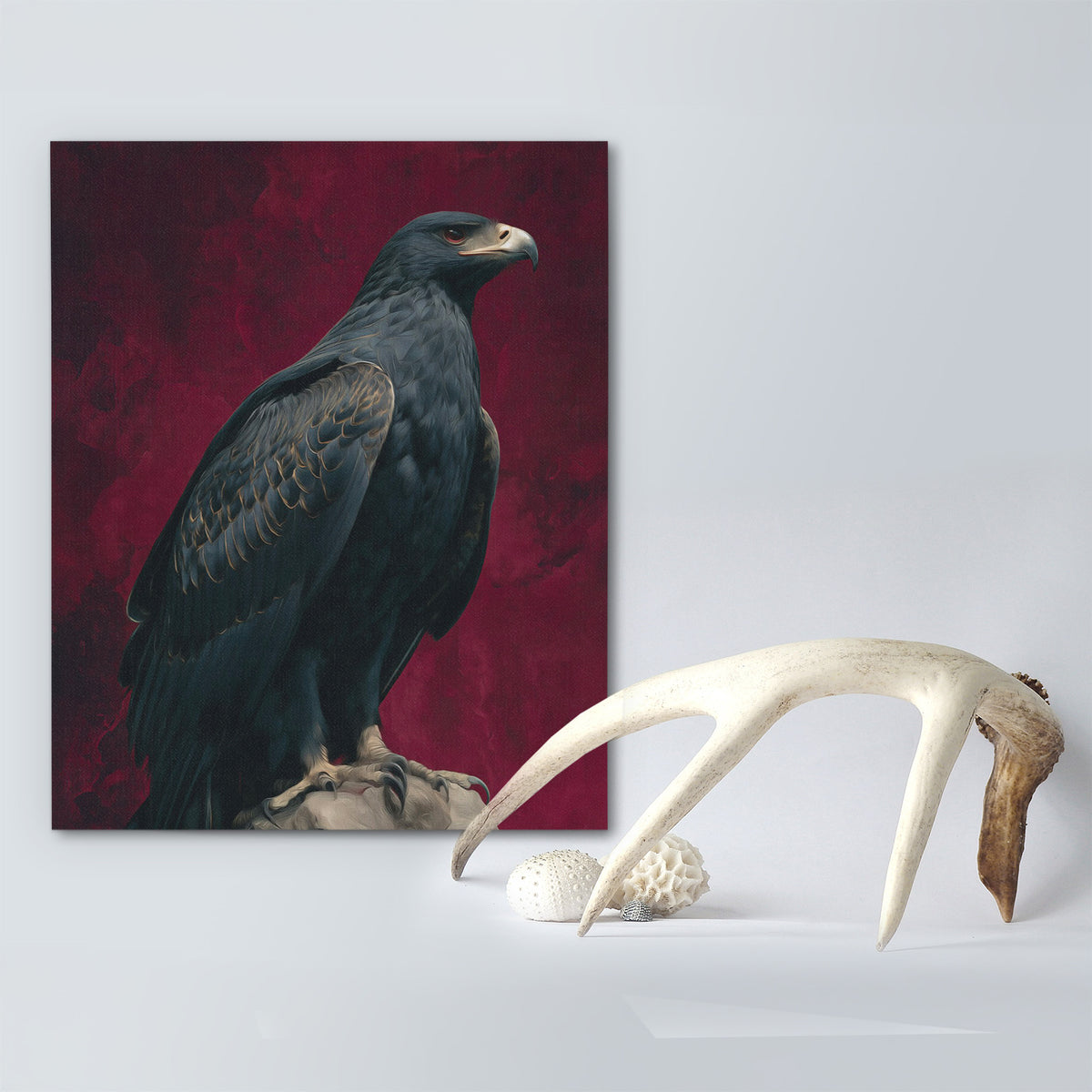 Burgundy Throne - Luxury Wall Art