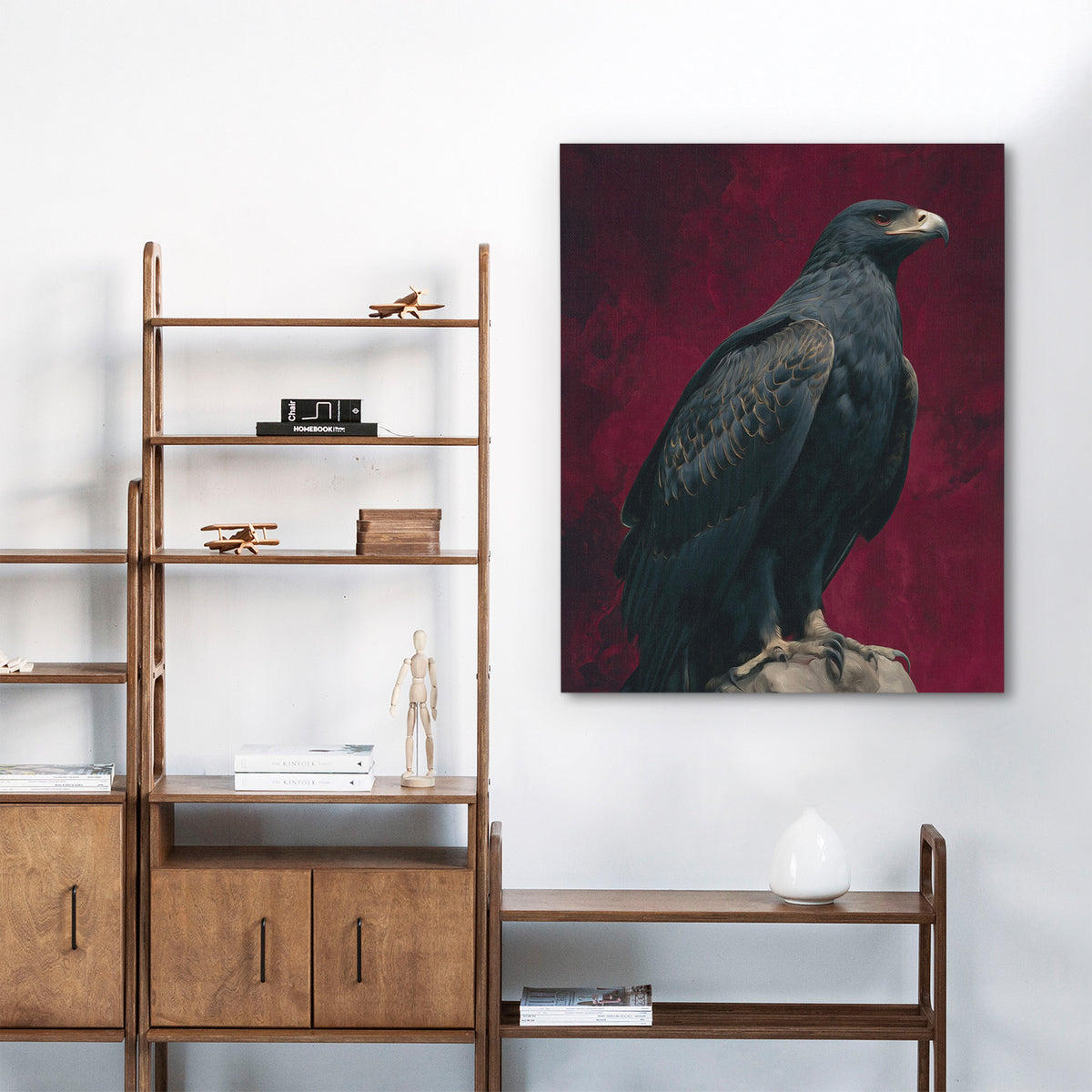 Burgundy Throne - Luxury Wall Art