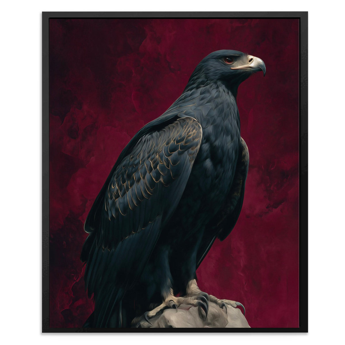 Burgundy Throne - Luxury Wall Art