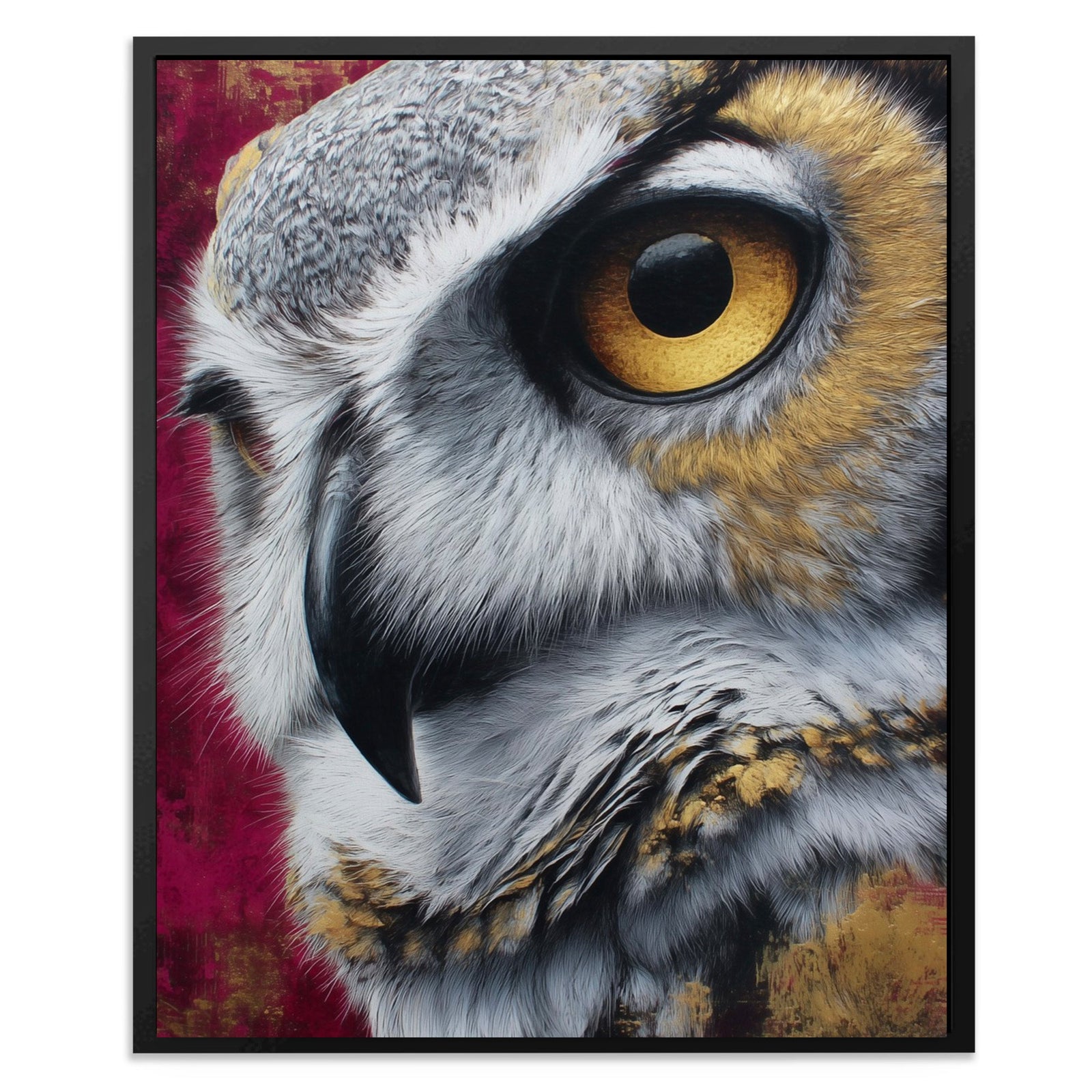 Burgundy Wisdoms Eye - Luxury Wall Art