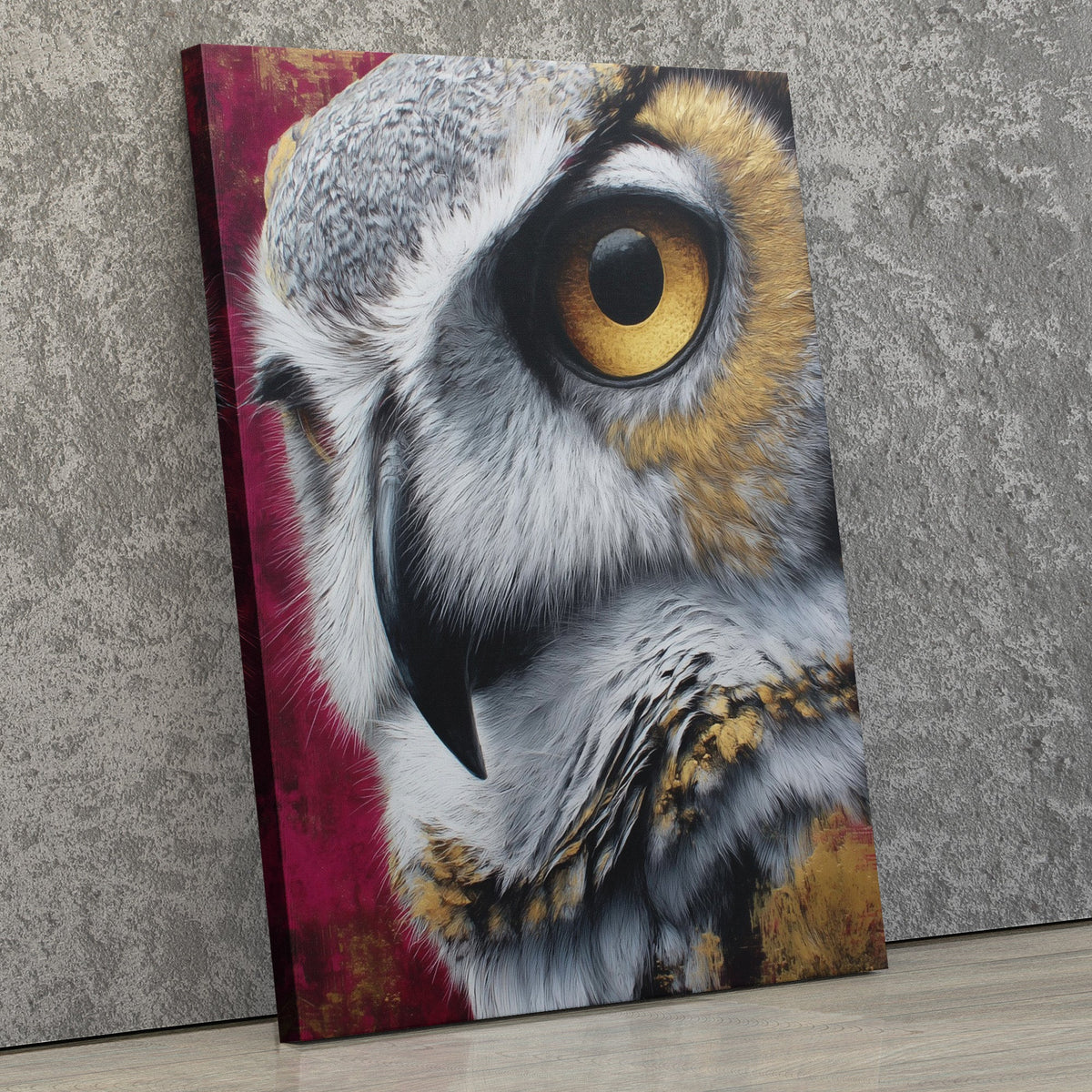 Burgundy Wisdoms Eye - Luxury Wall Art