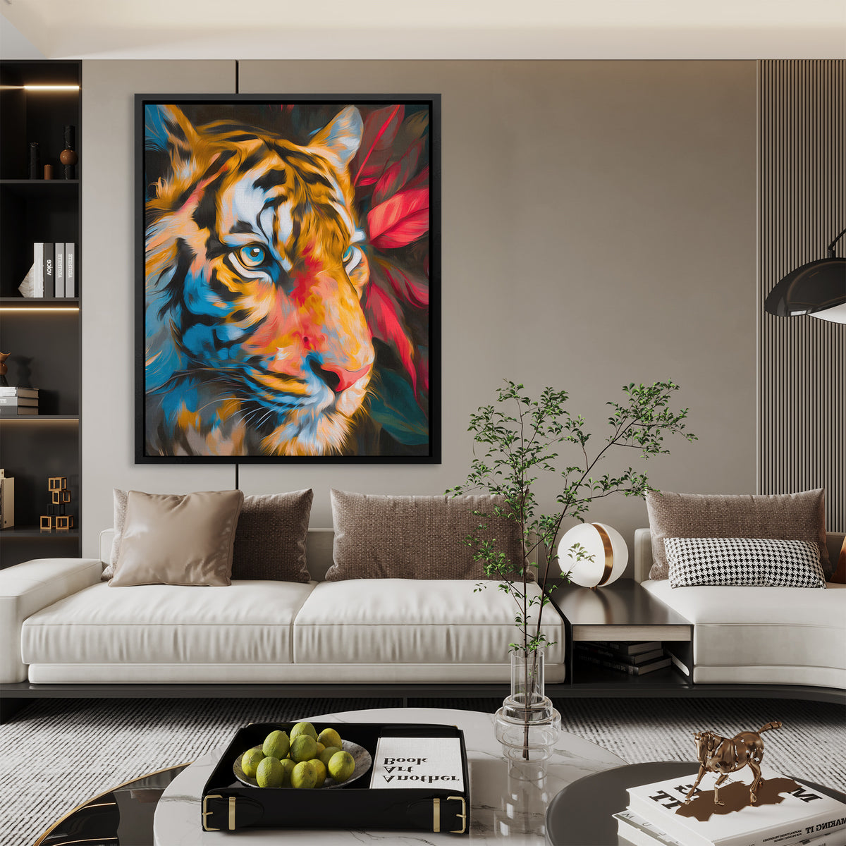 Burning Gaze - Luxury Wall Art