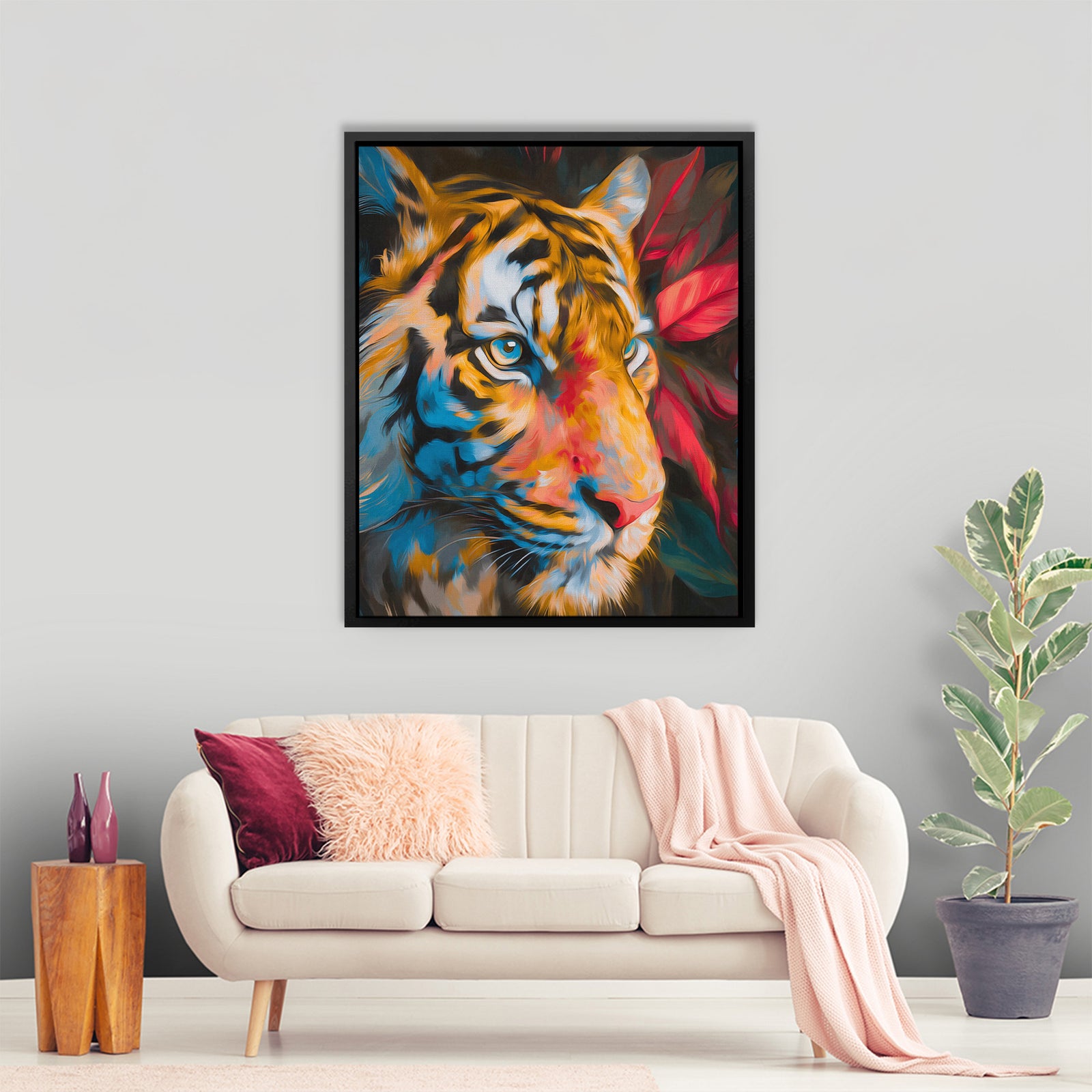 Burning Gaze - Luxury Wall Art