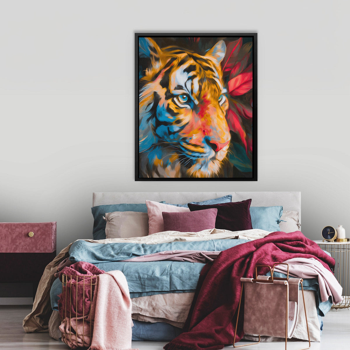 Burning Gaze - Luxury Wall Art