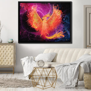 Burning Phoenix - Luxury Wall Art