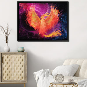 Burning Phoenix - Luxury Wall Art