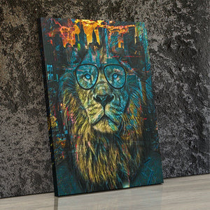 Business Lion - Luxury Wall Art