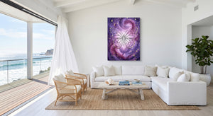 Butterfly Gilded Galaxy — butterfly gilded galaxy beachside villa 1port flush print