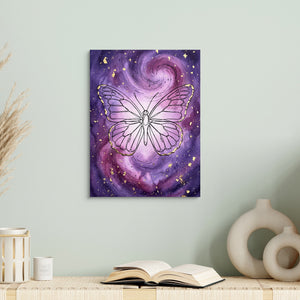 Butterfly Gilded Galaxy — butterfly gilded galaxy sq book table 1port flush print