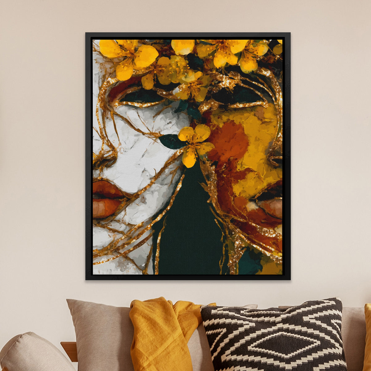Butterfly Golden Ascension — Butterfly Golden Ascension Orange Room Zoom 222