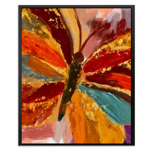 Butterfly Golden Symmetry — Butterfly Golden Symmetry Front Facing Portrait2 123